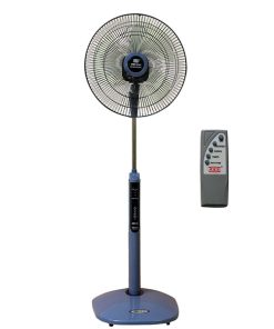 Quạt cây điện cơ 91 QĐK-91, ĐIỀU KHIỂN TỪ XA-Màu xanh coban