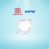 Đèn led panel âm trần - viền bạc 7W MPE RPL-7/3C/S