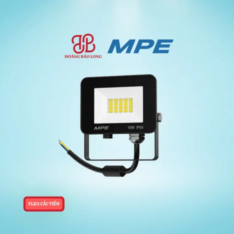 Mua đèn LED pha 10W MPE FLD3-10T chính hãng. Quang thông 1200Lm, chống nước IP65, tiết kiệm điện, tuổi thọ 30.000h. Bảo hành 2 năm, giá tốt nhất thị trường!