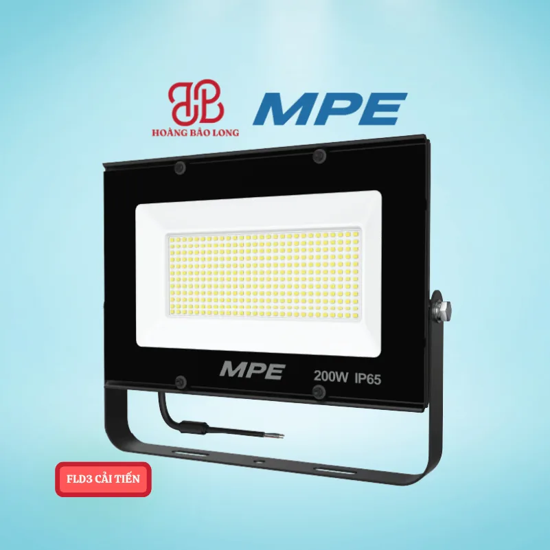 Đèn pha led 200W MPE FLD3-200 Đèn LED pha 200W MPE FLD3-200T siêu sáng 24.000Lm, chuẩn IP65 chuyên dụng ngoài trời. Tối ưu điện năng, tuổi thọ 30.000 giờ, bảo hành 2 năm chính hãng. Giá tốt!