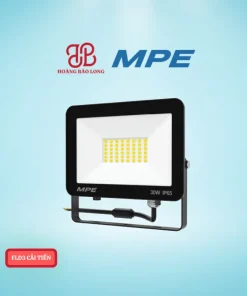 Đèn LED pha 30W MPE FLD3-30T cải tiến với quang thông 3600Lm, hiệu suất 120Lm/W. Thiết kế chống nước IP65 bền bỉ ngoài trời, bảo hành chính hãng MPE 24 tháng.