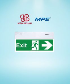 Đèn exit thoát hiểm MPE (1 mặt rẽ phải) EXR