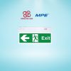 Đèn exit thoát hiểm MPE (1 mặt rẽ trái) EXL