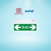 Đèn exit thoát hiểm MPE (2 mặt rẽ hai bên) EX2LR