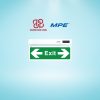 Đèn exit thoát hiểm đa năng MPE (1 mặt rẽ hai bên) EXLR/M
