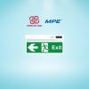 Đèn exit thoát hiểm đa năng MPE (2 mặt rẽ trái) EX2/M