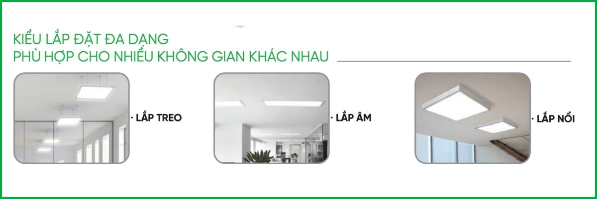 Lắp đặt đèn led panel MPE Series FPD3