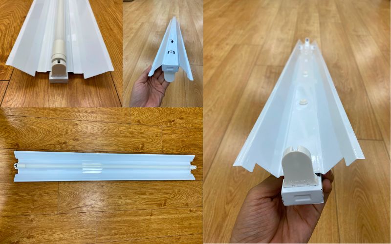 Máng đèn có vòm phản quang MPE MCN-120