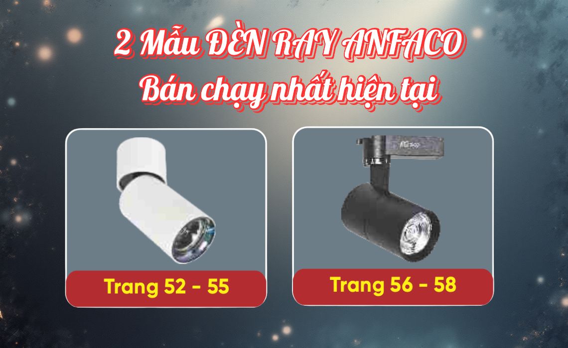 Đèn ray Anfaco