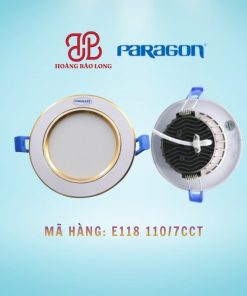 ĐÈN ÂM TRẦN 7W PARAGON E118 110/7CCT