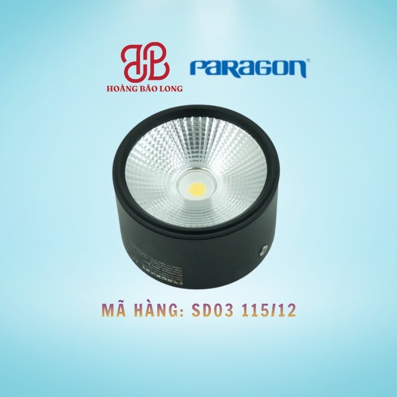 ĐÈN DOWNLIGHT GẮN NỔI 10W PARAGON SD02 90/10 ĐÈN DOWNLIGHT GẮN NỔI 10W PARAGON SD02 90/10