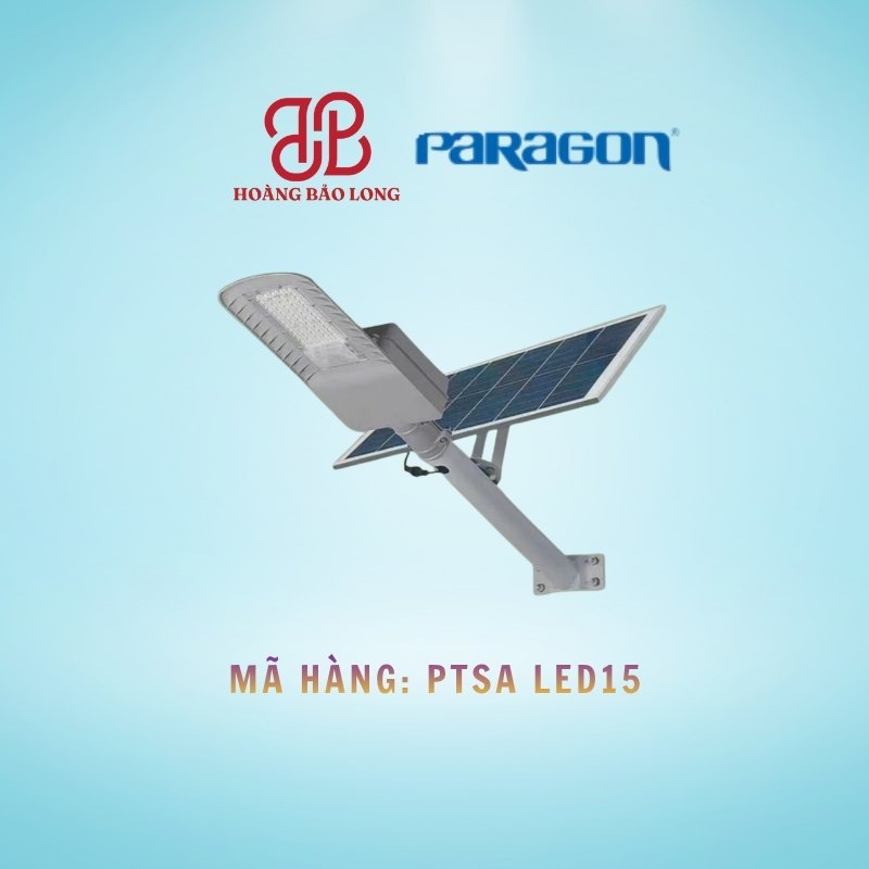ĐÈN ĐƯỜNG NĂNG LƯỢNG MẶT TRỜI 15W PARAGON PTSA LED15 ĐÈN ĐƯỜNG NĂNG LƯỢNG MẶT TRỜI 15W PARAGON PTSA LED15