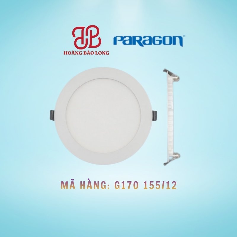 ĐÈN LED PANEL TRÒN 12W PARAGON G170 155/12T (N/V) ĐÈN LED PANEL TRÒN 12W PARAGON G170 155/12T (N/V)