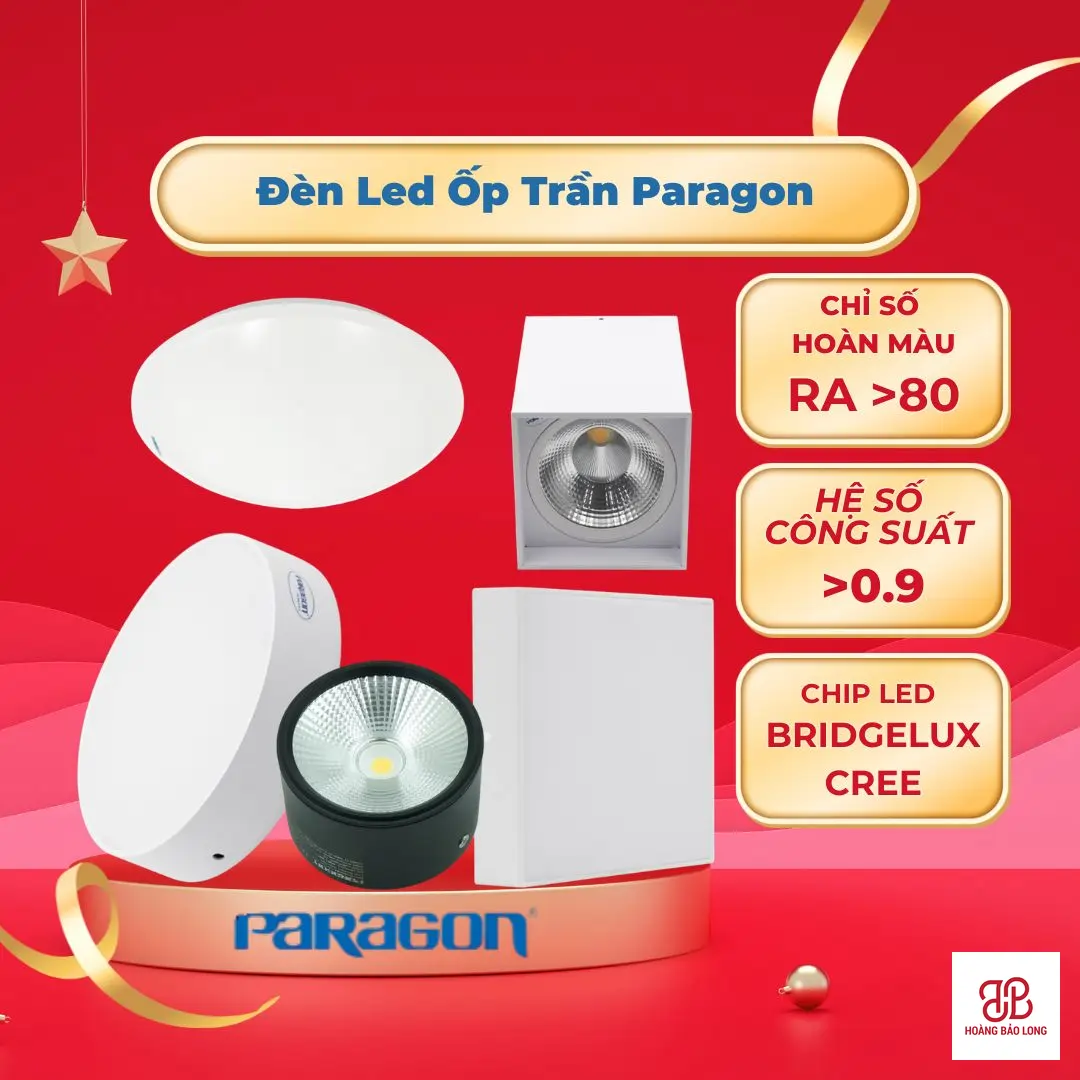 Đèn Led ốp trần Paragon