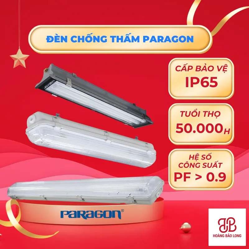 Máng đèn chống thấm Paragon