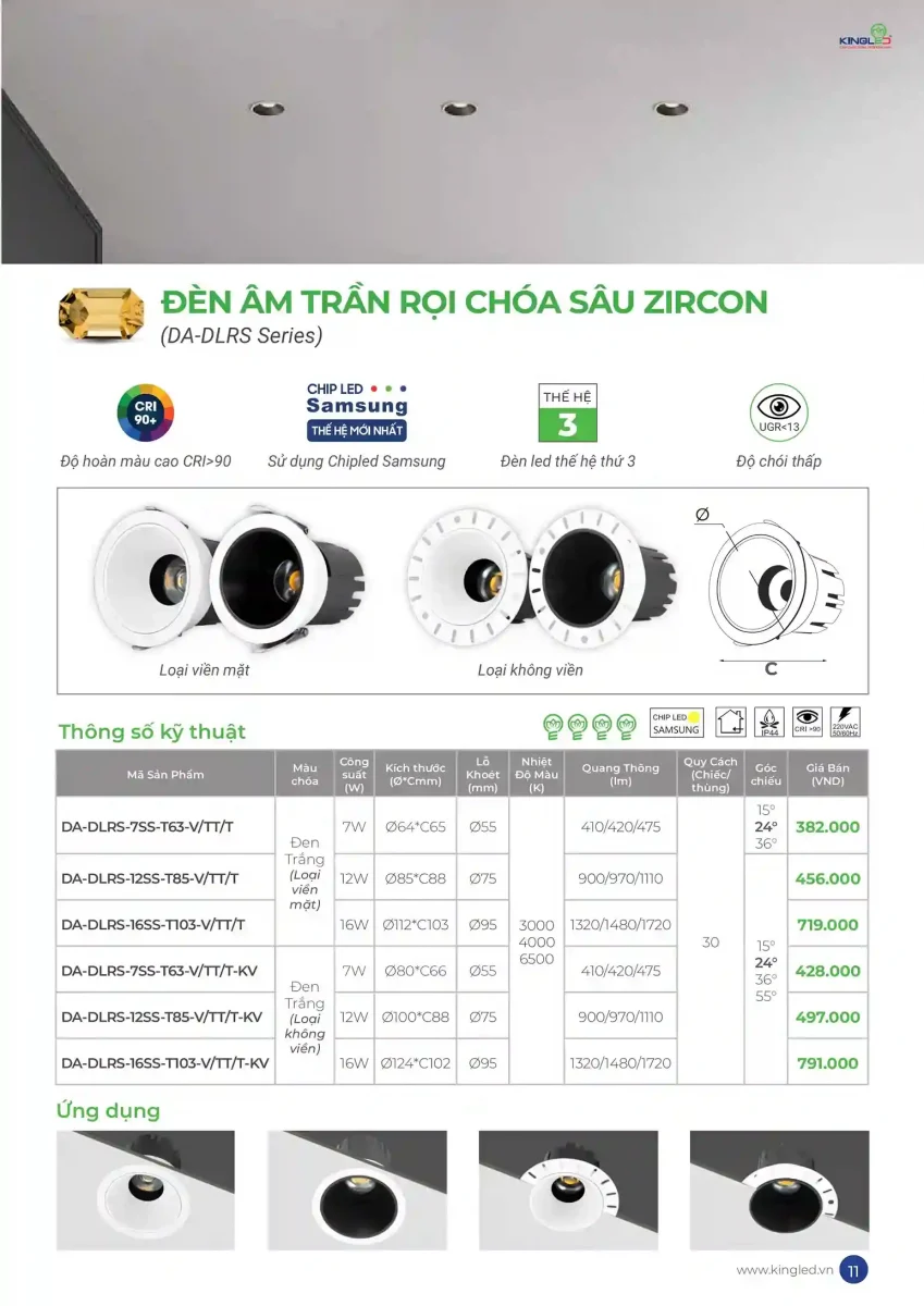 Bảng giá đèn led king led hình ảnh 10