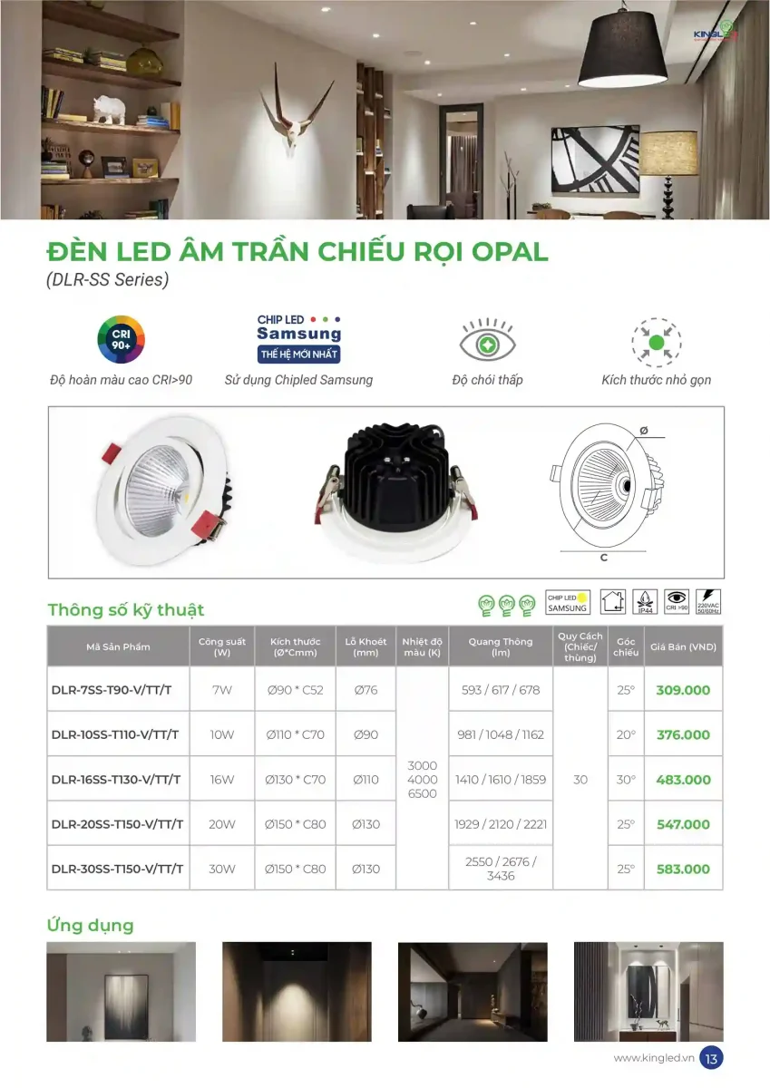 Bảng giá đèn led king led hình ảnh 12