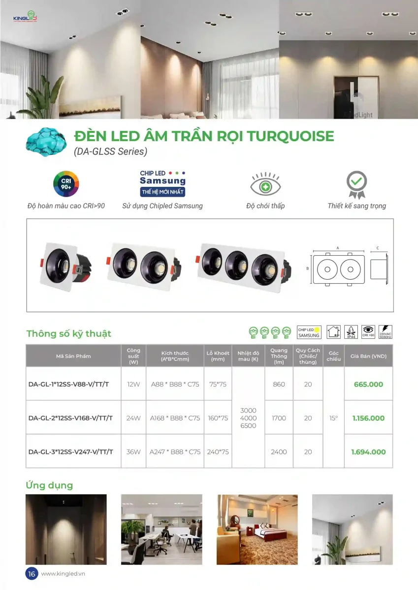 Bảng giá đèn led king led hình ảnh 15