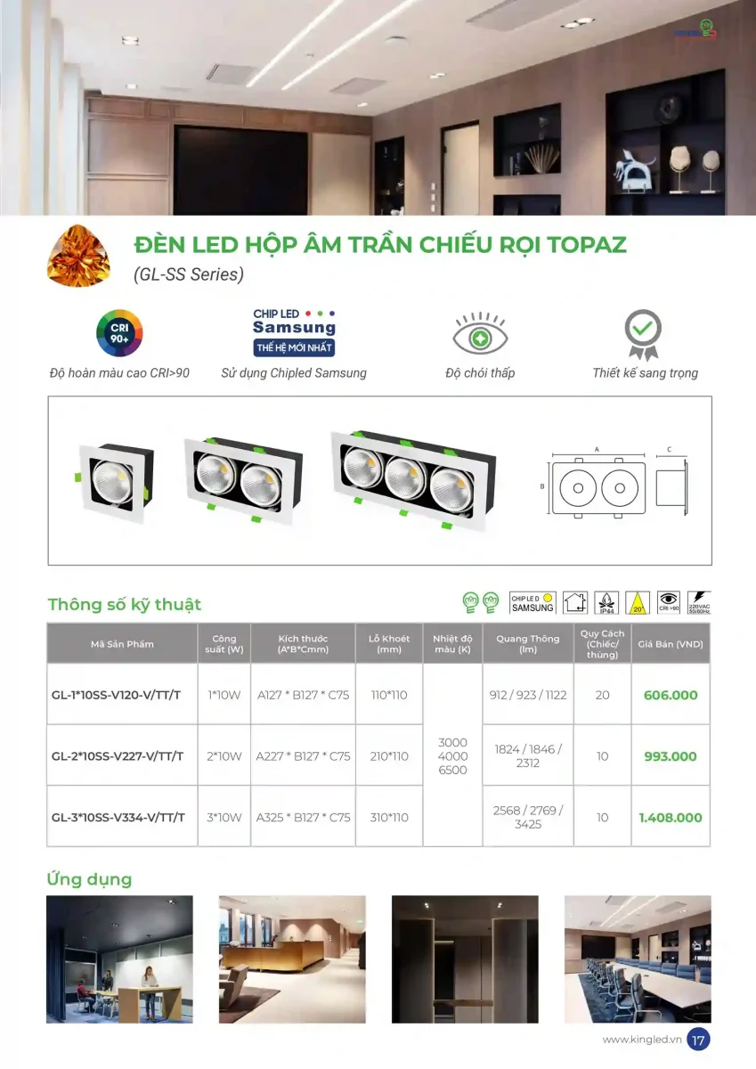 Bảng giá đèn led king led hình ảnh 16