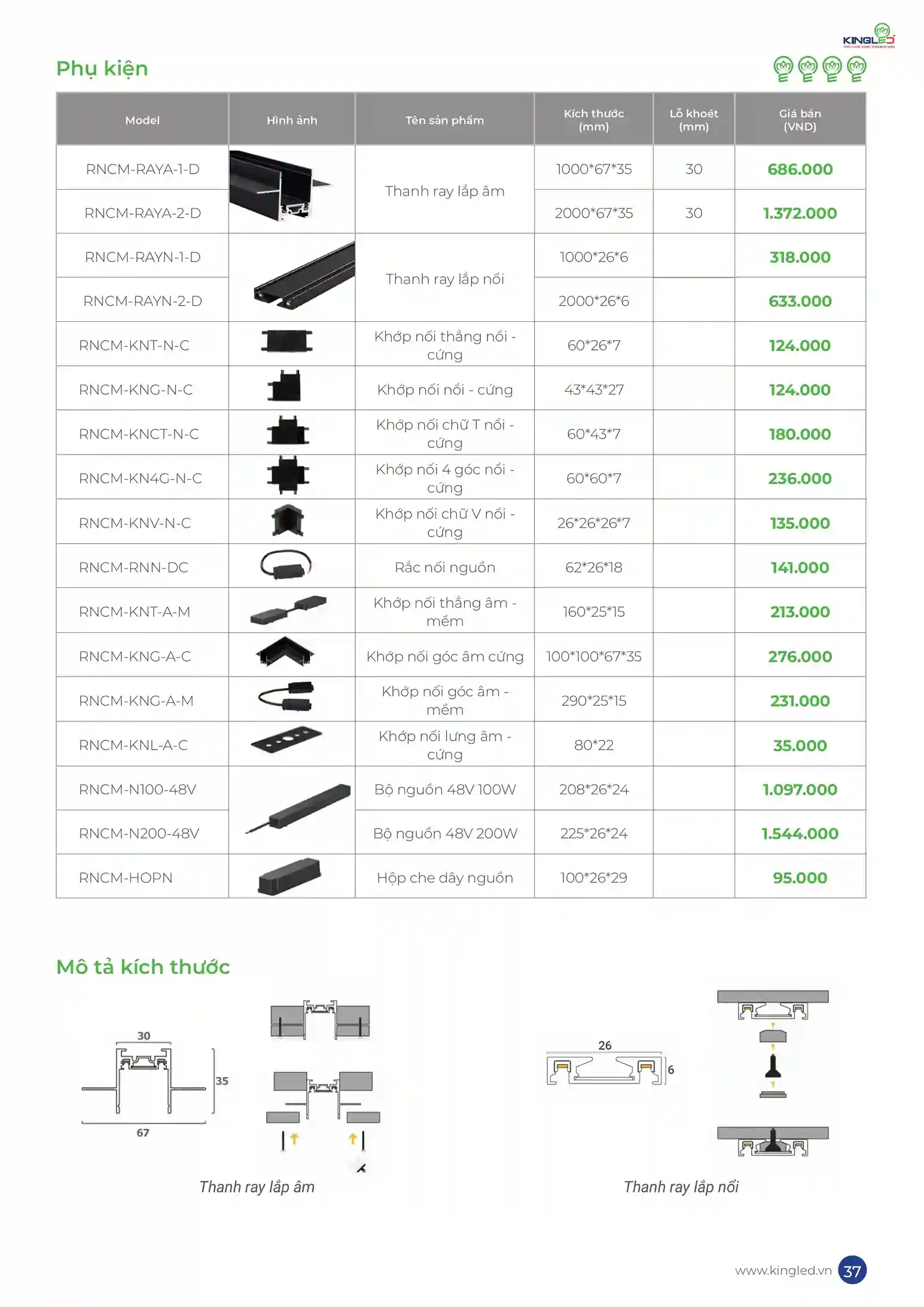 Bảng giá đèn led king led hình ảnh 36