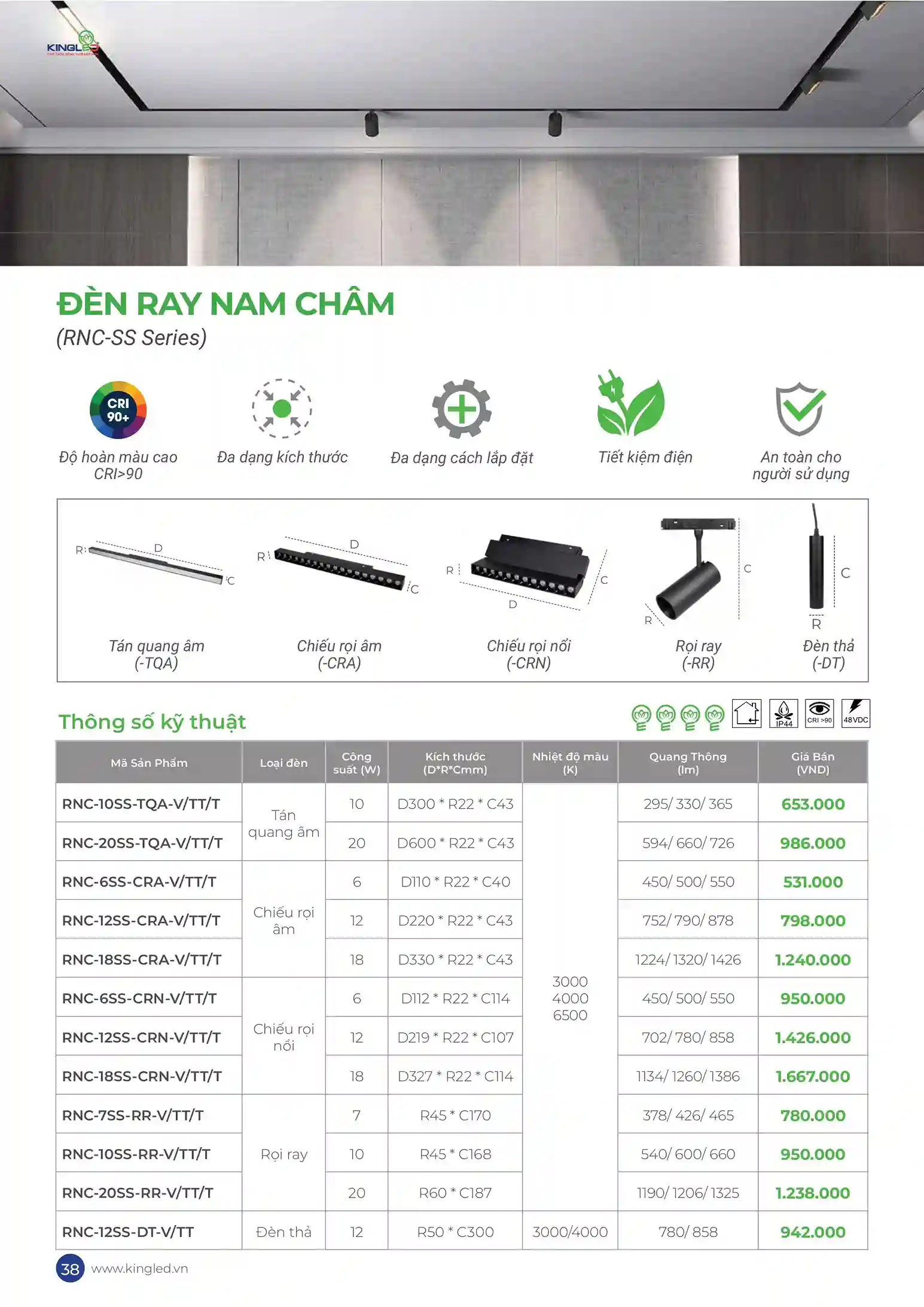 Bảng giá đèn led king led hình ảnh 37