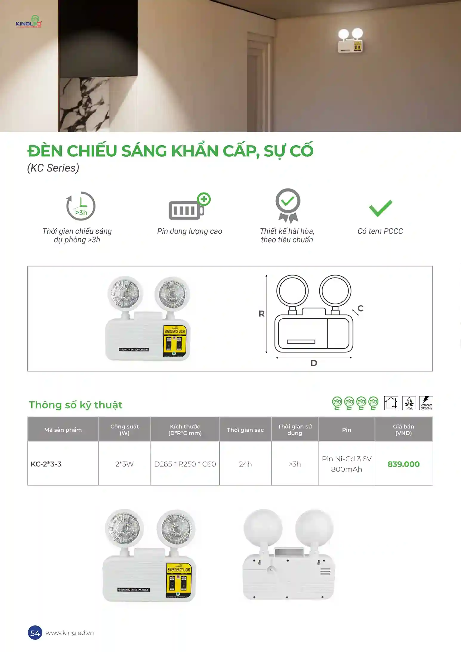 Bảng giá đèn led king led hình ảnh 53