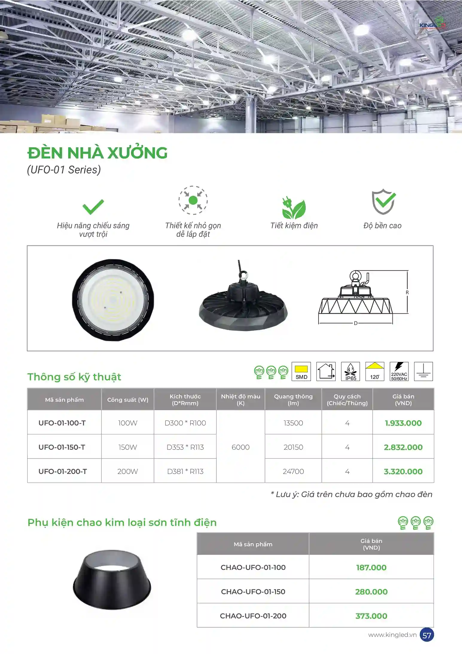 Bảng giá đèn led king led hình ảnh 56
