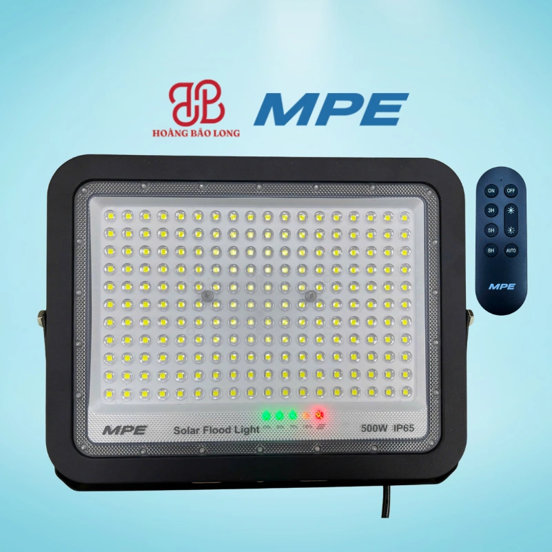 Đèn năng lượng mặt trời MPE 500W SFLD3-500T Đèn năng lượng mặt trời MPE 500W SFLD3-500T siêu sáng
