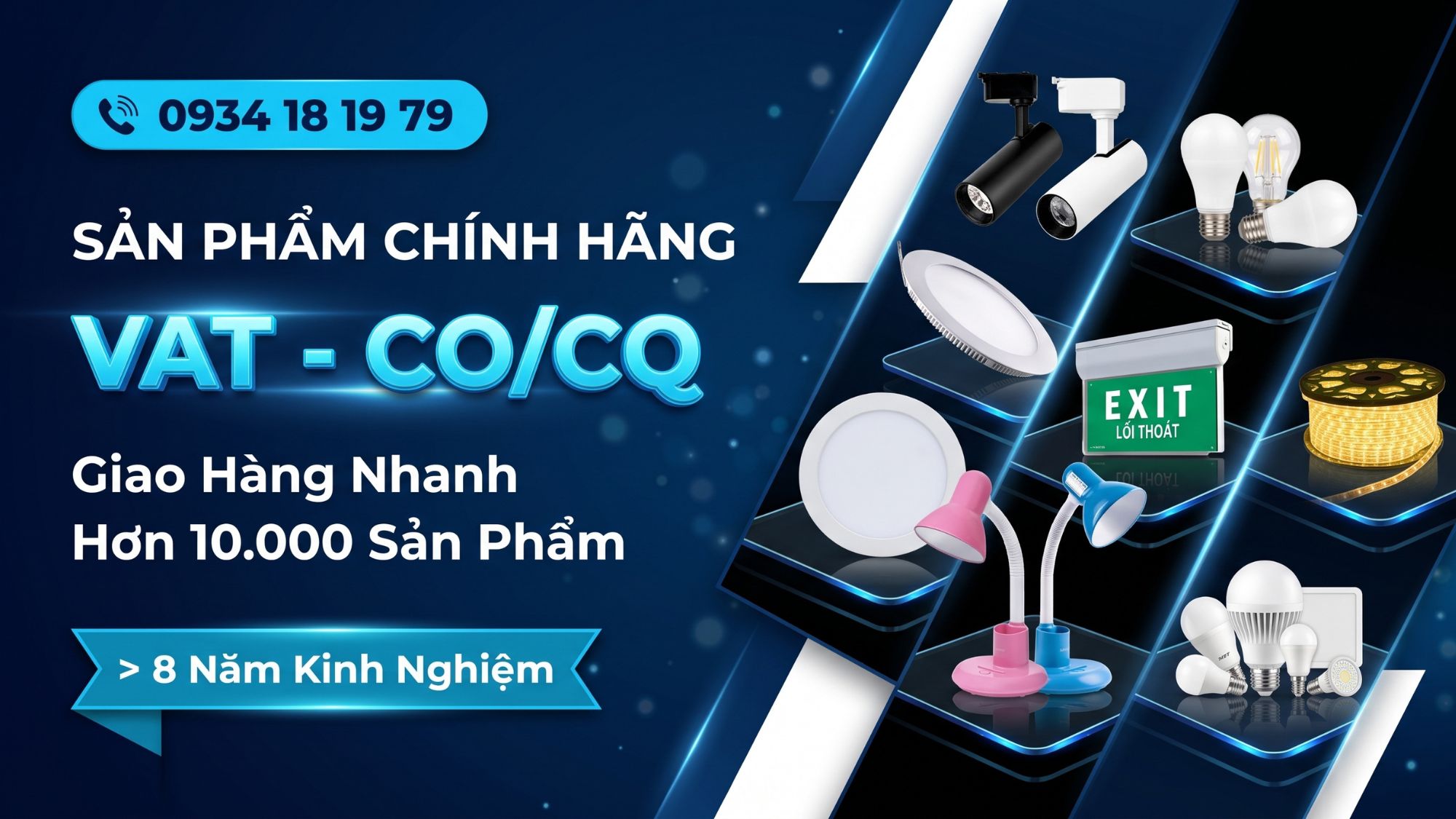 Hoàng Bảo Long - Phân Phối Thiết bị điện, Đèn Led Chính Hãng