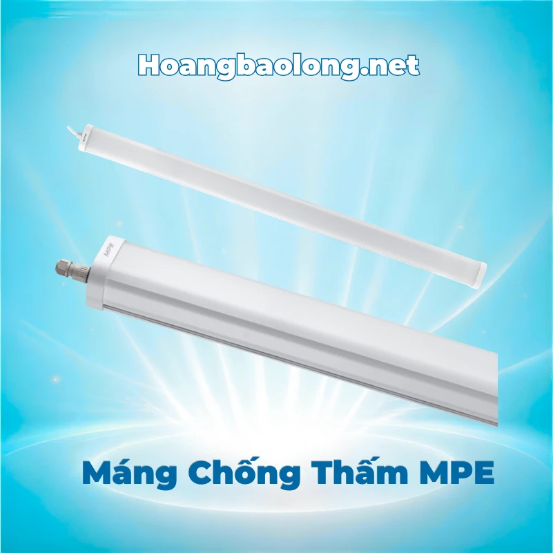 Máng đèn LED chống thấm MPE phù hợp khu vực ẩm, nhà xưởng, kho và công trình. Xem các mẫu máng đèn, thông số kỹ thuật và giá bán.