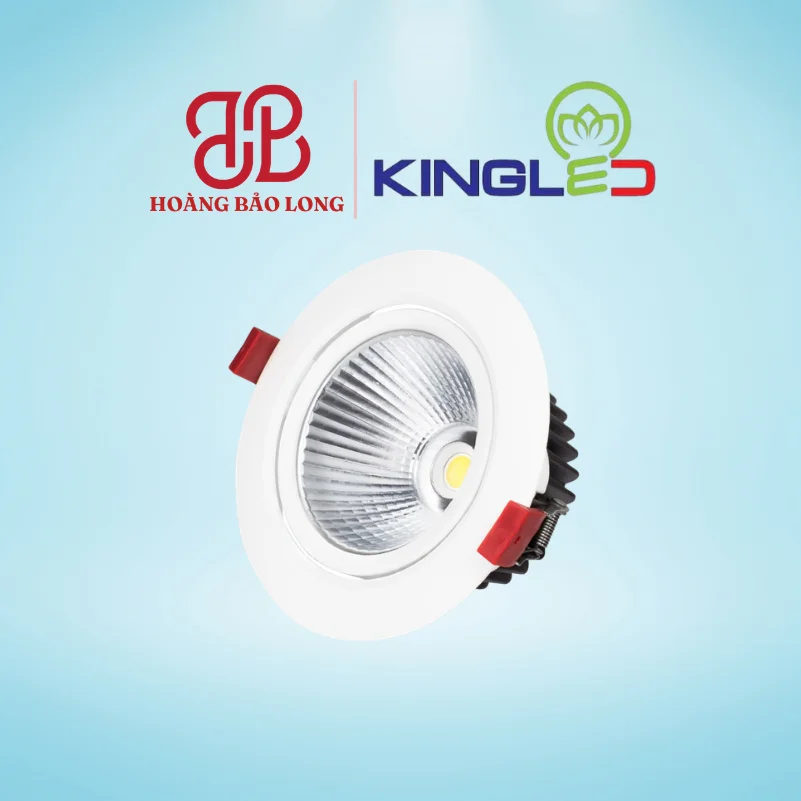 Đèn âm trần chiếu rọi Opal 30W DLR-30SS-T150-V/TT/T KingLed Đèn LED âm trần rọi Opal DLR-30SS-T150-V/TT/T Kingled 30W, kích thước Ø150mm, lỗ khoét Ø125mm, cường độ sáng cao, xoay góc rọi tập trung sắc nét.