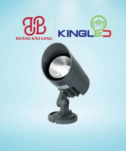 Đèn LED rọi cột ngoài trời DRC01-12-V Kingled 12W ánh sáng vàng, góc chiếu hẹp tia sáng chiếu xa rọi cột tòa nhà, biệt thự, chống nước IP65.