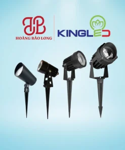 Đèn LED cắm cỏ rọi cây DCC-25-V Kingled 25W ánh sáng vàng, cường độ sáng mạnh mẽ chiếu rọi cây cổ thụ, cảnh quan diện tích lớn, chống nước IP65.