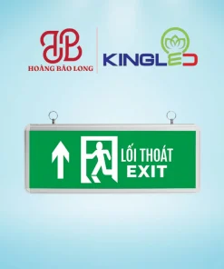 Đèn Exit chỉ dẫn thoát hiểm 1 mặt EX-3-1M-L Kingled công suất 3W mũi tên chỉ lên, đáp ứng tiêu chuẩn PCCC cho tòa nhà, văn phòng.