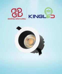 Đèn LED âm trần rọi Coral DA-DLR-7SS-T58-V/TT/T Kingled 7W, kích thước Ø58mm, chóa rọi cao cấp, ánh sáng tạo điểm nhấn sang trọng, độ hoàn màu CRI>90.