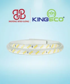 Đèn LED dây AC 220V EC-LD-12-2835-V/TT/T Kingeco công suất 12W/m, chip LED 2835 siêu sáng, vỏ bọc silicon chống nước IP65 hắt trần thạch cao, trang trí nhà cửa.
