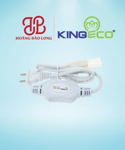 Bộ dây nguồn cắm điện AC 220V DC-220-9 Kingeco chuyên dụng cho đèn LED dây 9W (EC-LD-9), thiết kế nhỏ gọn, dễ lắp đặt và chống rò điện.