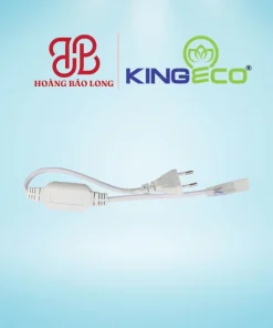 Bộ dây nguồn cắm điện AC 220V DC-220-12 Kingeco kèm chân kim nối chuyên dụng cho đèn LED dây 12W (EC-LD-12), truyền dẫn ổn định và an toàn.