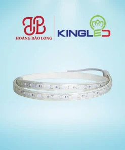 Đèn LED dây AC 220V LD-11-2835-V/TT/T Kingled công suất 11W/m, chip LED 2835 hai hàng bóng siêu sáng, bọc nhựa chống nước IP65 hắt trần nội ngoại thất.
