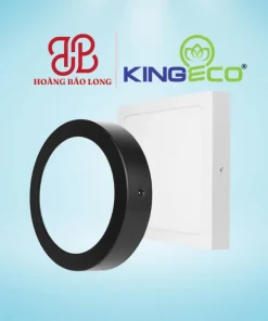 Đèn LED ốp nổi trần Kingeco 24W EC-ONL-24-T300-T-T/D dáng tròn lớn Ø300mm vỏ trắng/đen, công suất lớn chiếu sáng diện tích rộng, tiết kiệm điện.