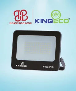 Đèn pha LED ngoài trời EC-FLK-200 6500K Kingeco công suất 200W ánh sáng trắng, quang thông cực lớn chiếu xa cho sân vận động, quảng trường, nhà xưởng, chuẩn IP65.