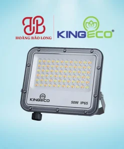 Đèn pha LED ngoài trời đổi 3 màu Kingeco 200W EC-P3M-200, quang thông lớn chiếu sáng công trình diện tích rộng, vỏ nhôm tản nhiệt tối ưu, chuẩn IP65.