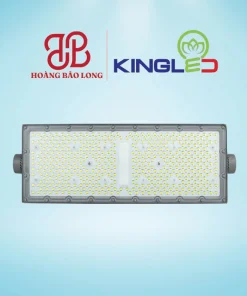 Đèn pha LED Module ngoài trời PLMD-250-T Kingled 250W ánh sáng trắng 6500K, thấu kính hội tụ rọi xa chiếu sáng sân thể thao, bến bãi, sân bóng, chuẩn chống nước IP66.