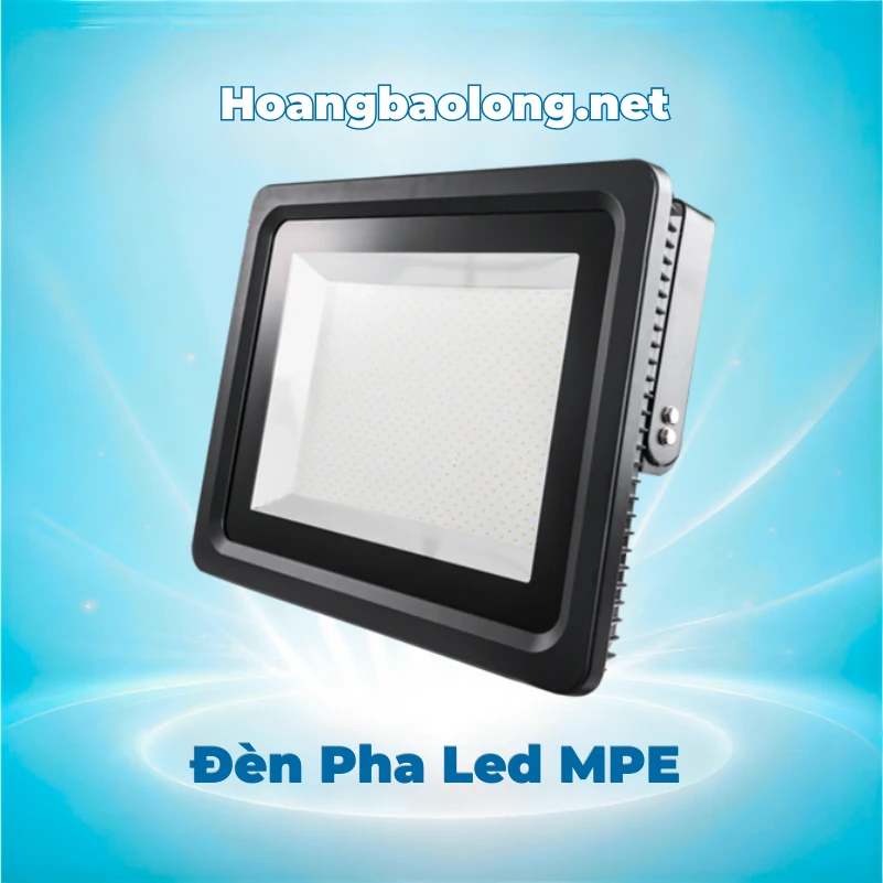 Đèn pha LED MPE đa dạng công suất, phù hợp sân vườn, bảng hiệu, nhà xưởng và công trình ngoài trời. Xem thông số và giá đèn pha MPE.