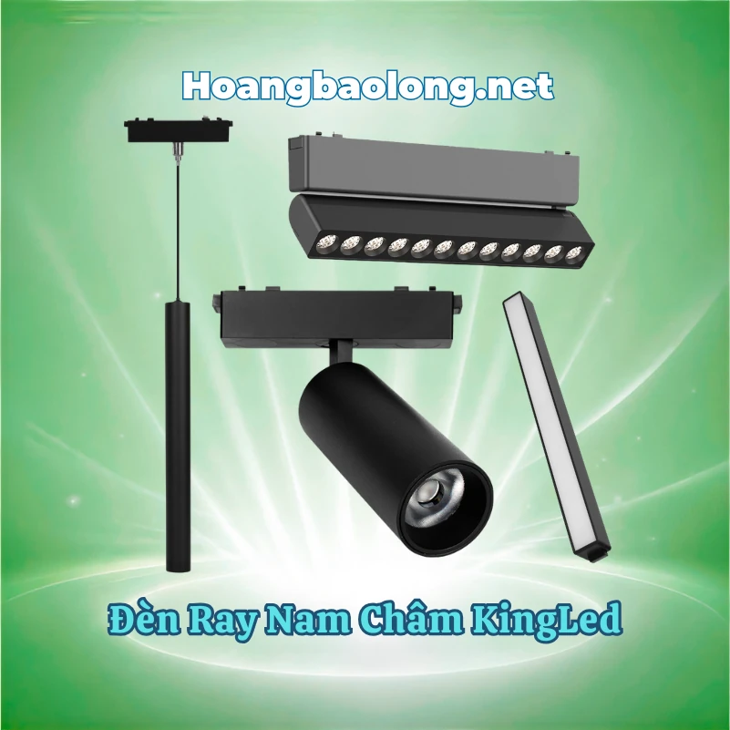 Đèn ray nam châm KingLed phù hợp nhà ở, showroom, cửa hàng và thiết kế nội thất hiện đại. Xem mẫu đèn, ray, phụ kiện và thông số.