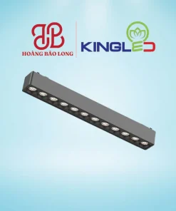 Đèn LED ray nam châm siêu mỏng chiếu rọi RNCM-6SS-CR-V/TT/T Kingled 6W, điện áp DC 48V an toàn, chiếu rọi tiêu điểm sản phẩm, chỉ số hoàn màu CRI>90.