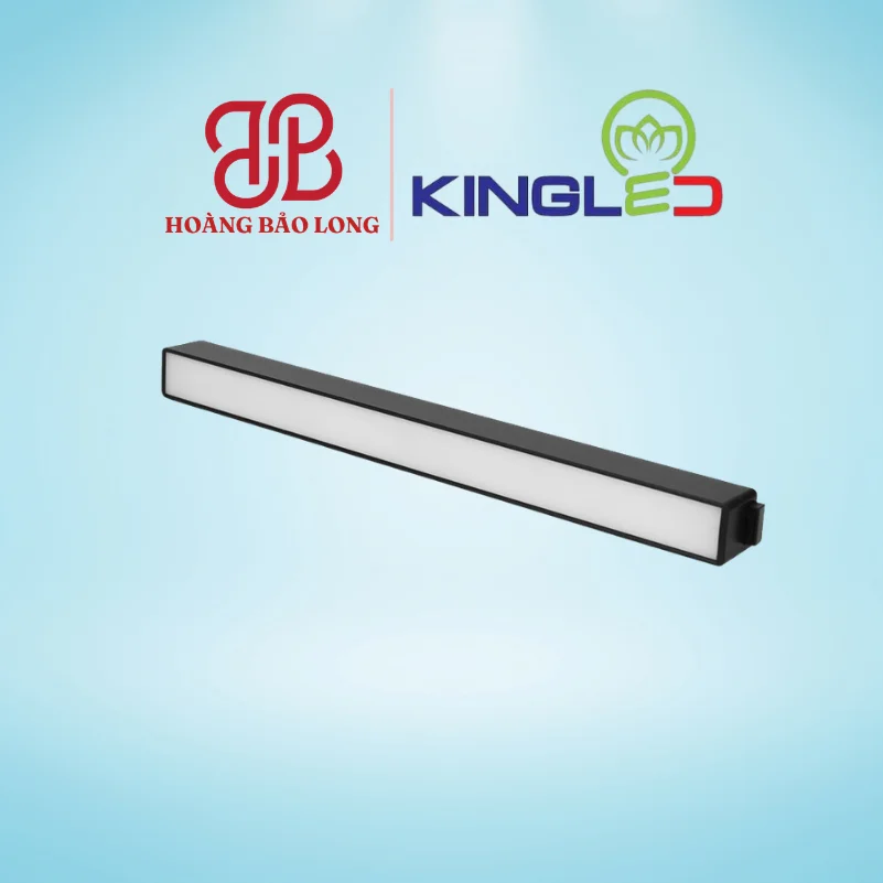 Đèn LED ray nam châm siêu mỏng tán quang RNCM-20SS-TQ-V/TT/T Kingled 20W, chiếu sáng dịu nhẹ không gian rộng, di chuyển linh hoạt trên thanh ray, CRI>90.