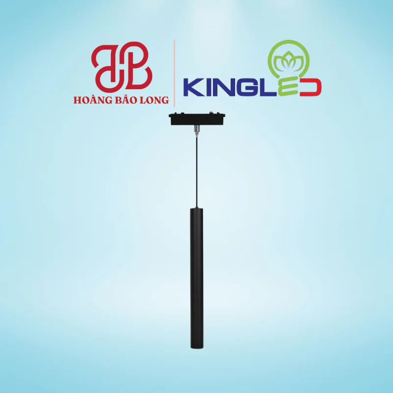 Đèn LED thả ray nam châm siêu mỏng RNCM-7SS-DT-V/TT Kingled 7W, kiểu dáng thả trần sang trọng, ánh sáng điểm dịu mắt, độ hoàn màu cao CRI>90.