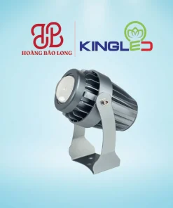 Đèn LED rọi cột ngoài trời DRC02-15-V Kingled 15W ánh sáng vàng, thấu kính hội tụ chiếu xa rọi cột tòa nhà cao tầng, mặt tiền kiến trúc, chuẩn IP65.