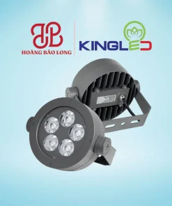 Đèn LED rọi cột ngoài trời DRC03-3*3-V Kingled công suất 9W (3x3W) ánh sáng vàng, 3 mắt LED rọi cột nhà, vách tường biệt thự sang trọng, chuẩn IP65.
